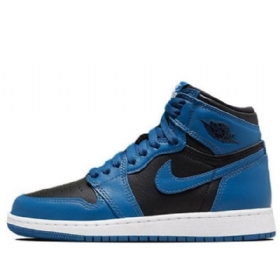 Nike Air Jordan 1 Retro High Tops Og Gs Koripallokengät Miehille Tummansininen