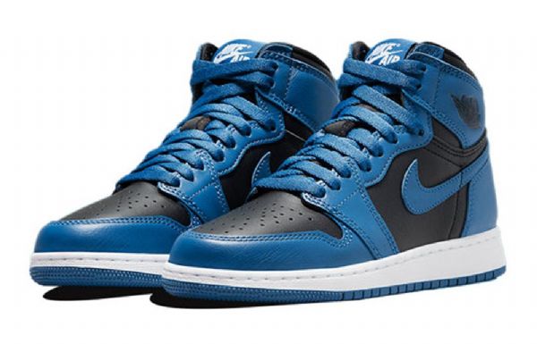 Nike Air Jordan 1 Retro High Tops Og Gs Koripallokengät Miehille Tummansininen