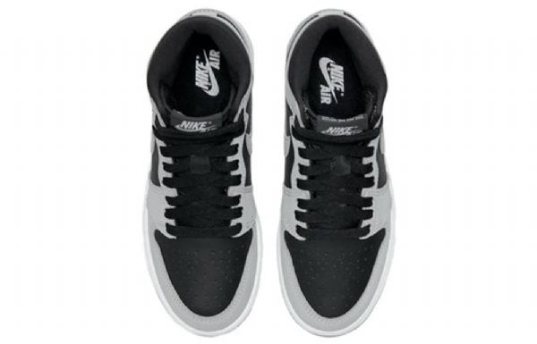Nike Air Jordan 1 Retro High Tops Og Gs Koripallokengät Miesten Musta Harmaa