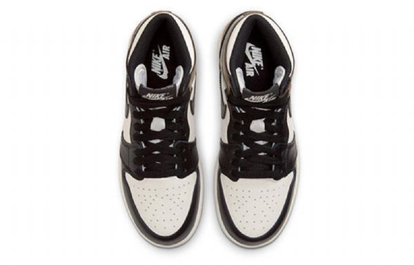 Nike Air Jordan 1 Retro High Tops Og Gs Koripallokengät Miesten Musta Valkoinen Ruskea