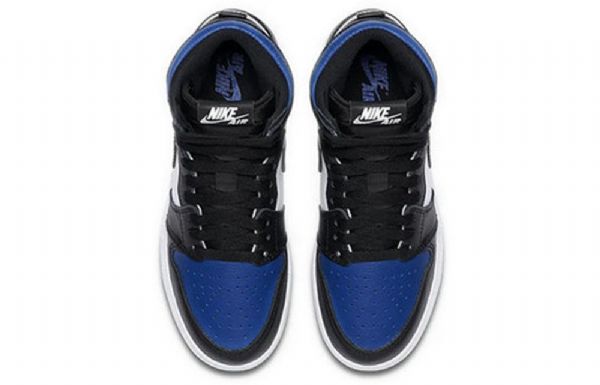 Nike Air Jordan 1 Retro High Tops Og Gs Koripallokengät Miesten Musta Valkoinen Sininen