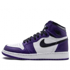 Nike Air Jordan 1 Retro High Tops Og Gs Koripallokengät Miesten Purppura
