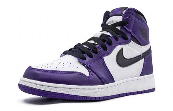Nike Air Jordan 1 Retro High Tops Og Gs Koripallokengät Miesten Purppura