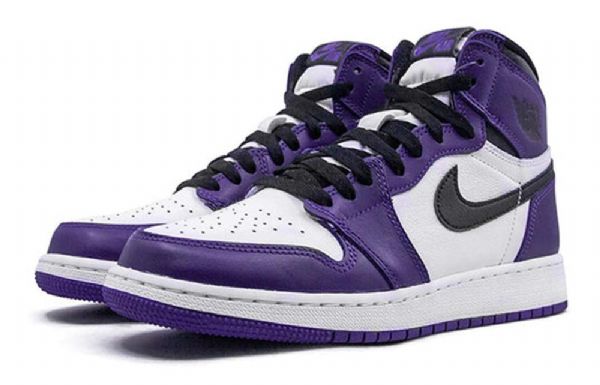 Nike Air Jordan 1 Retro High Tops Og Gs Koripallokengät Miesten Purppura
