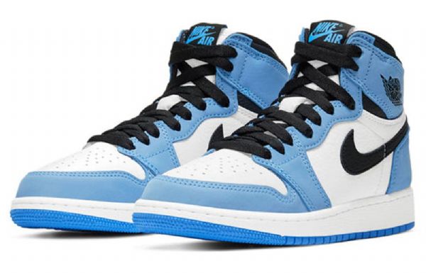 Nike Air Jordan 1 Retro High Tops Og Gs Koripallokengät Miesten Sininen