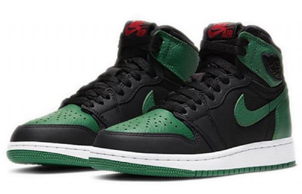 Nike Air Jordan 1 Retro High Tops Og Gs Koripallokengät Miesten Vihreä
