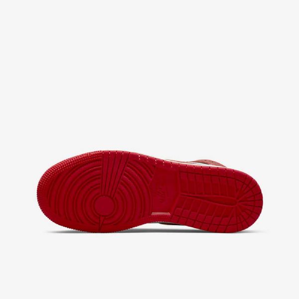 Nike Air Jordan 1 Retro High Tops Og Kengät Lapsille Valkoinen Musta Punainen