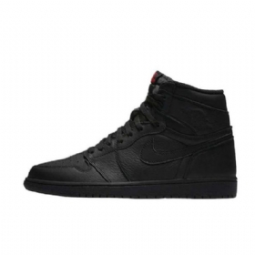 Nike Air Jordan 1 Retro High Tops Og Kengät Miehille Musta