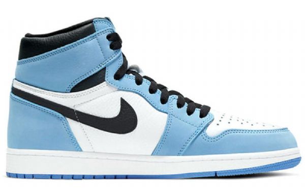 Nike Air Jordan 1 Retro High Tops Og Koripallokengät Miehille Sininen