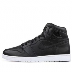 Nike Air Jordan 1 Retro High Tops Og Koripallokengät Miesten Musta