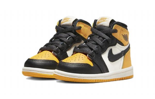 Nike Air Jordan 1 Retro High Tops Og Td Kengät Lapsille Keltainen