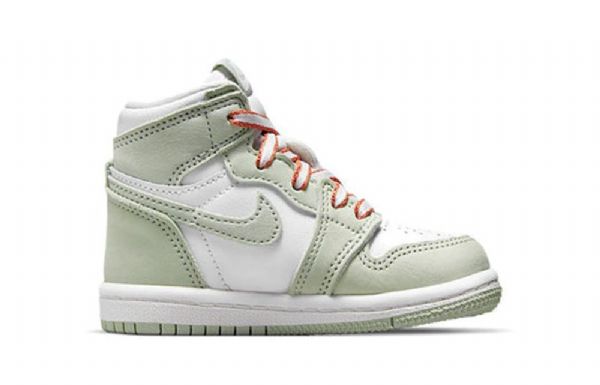 Nike Air Jordan 1 Retro High Tops Og Td Kengät Lapsille Mintunvalkoinen