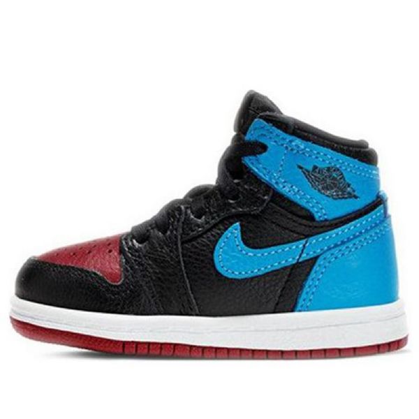 Nike Air Jordan 1 Retro High Tops Og Td Kengät Lapsille Musta Sininen