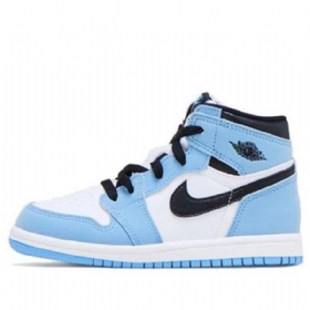 Nike Air Jordan 1 Retro High Tops Og Td Kengät Lapsille Sininen