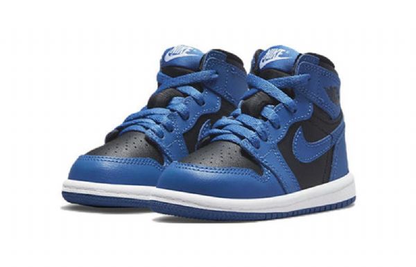 Nike Air Jordan 1 Retro High Tops Og Td Kengät Lapsille Tummansininen