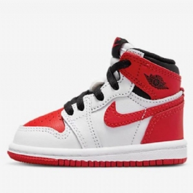 Nike Air Jordan 1 Retro High Tops Og Td Kengät Lapsille Valkoinen