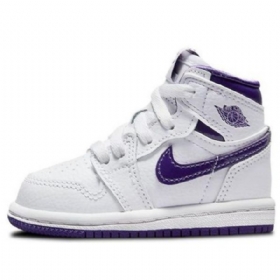 Nike Air Jordan 1 Retro High Tops Og Td Kengät Lapsille Violetti