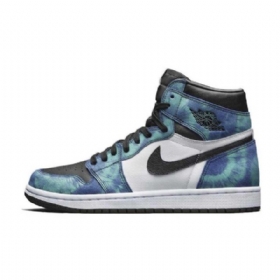 Nike Air Jordan 1 Retro High Tops Og Tie Dye Kengät Miehille Monivärinen