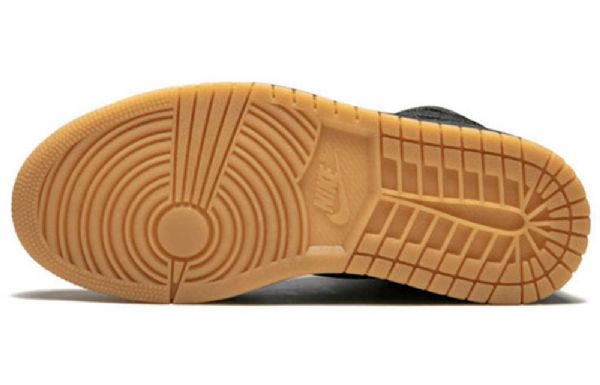Nike Air Jordan 1 Retro High Tops Premium Korikoripallokengät Naisille Musta Khaki