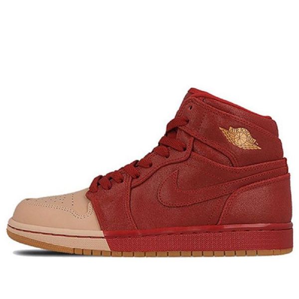Nike Air Jordan 1 Retro High Tops Premium Korikoripallokengät Naisille Musta Khaki