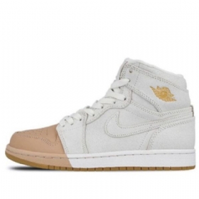 Nike Air Jordan 1 Retro High Tops Premium Korikoripallokengät Naisille Musta Khaki