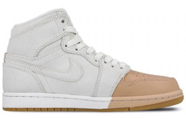 Nike Air Jordan 1 Retro High Tops Premium Korikoripallokengät Naisille Musta Khaki
