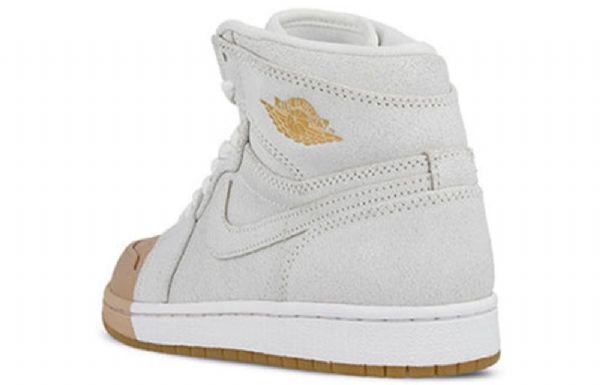 Nike Air Jordan 1 Retro High Tops Premium Korikoripallokengät Naisille Musta Khaki