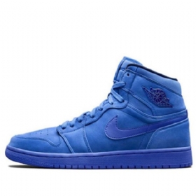 Nike Air Jordan 1 Retro High Tops Premium Korikoripallokengät Naisille Siniset