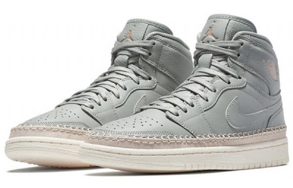 Nike Air Jordan 1 Retro High Tops Premium Korikoripallokengät Naisille Vihreä