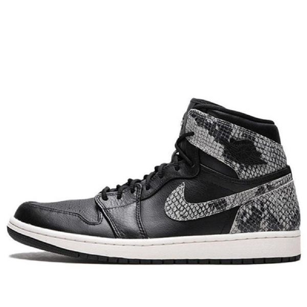 Nike Air Jordan 1 Retro High Tops Premium Koripallokengät Naisille Musta
