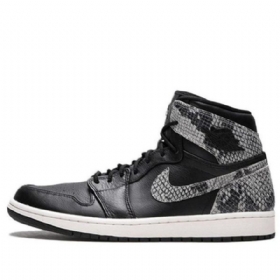 Nike Air Jordan 1 Retro High Tops Premium Koripallokengät Naisille Musta