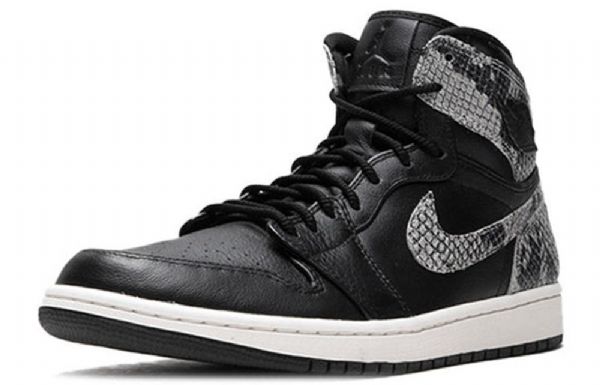 Nike Air Jordan 1 Retro High Tops Premium Koripallokengät Naisille Musta