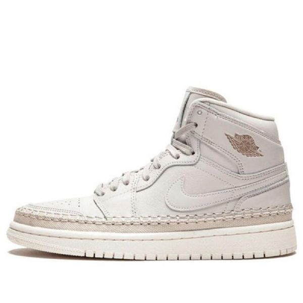 Nike Air Jordan 1 Retro High Tops Premium Koripallokengät Naisille Vaaleanharmaa