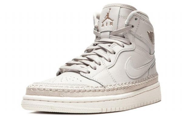 Nike Air Jordan 1 Retro High Tops Premium Koripallokengät Naisille Vaaleanharmaa