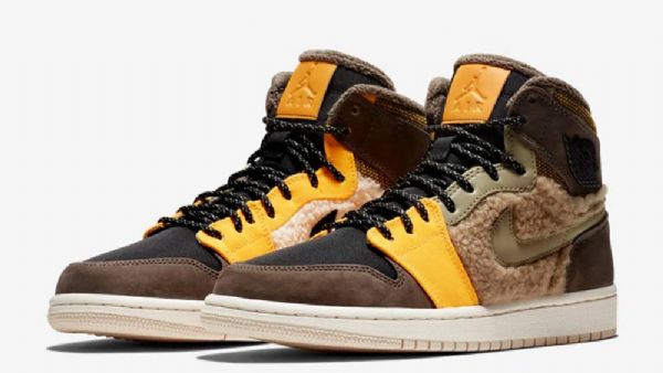 Nike Air Jordan 1 Retro High Tops Premium Utility Kengät Naisten Monivärinen