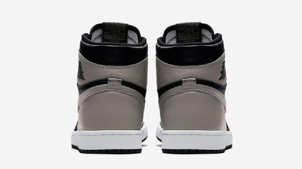 Nike Air Jordan 1 Retro High Tops Varjokengät Miehille Musta Harmaa