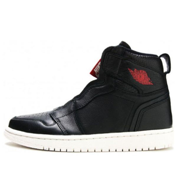 Nike Air Jordan 1 Retro High Tops Vetoketjulliset Koripallokengät Naisille Musta
