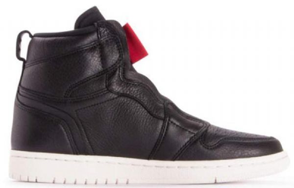 Nike Air Jordan 1 Retro High Tops Vetoketjulliset Koripallokengät Naisille Musta