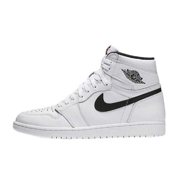 Nike Air Jordan 1 Retro High Tops Yin Yang Kengät Miehille Valkoinen