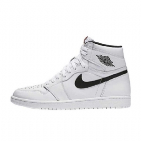 Nike Air Jordan 1 Retro High Tops Yin Yang Kengät Miehille Valkoinen