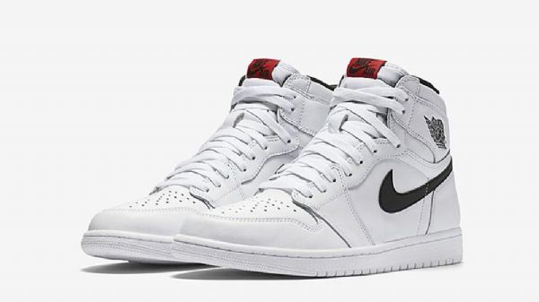 Nike Air Jordan 1 Retro High Tops Yin Yang Kengät Miehille Valkoinen