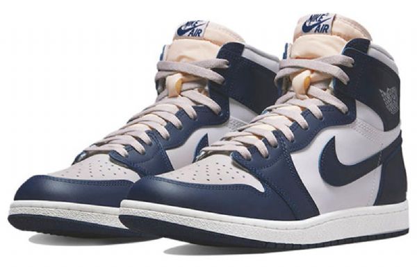 Nike Air Jordan 1 Retro Korkeat Topit Koripallokengät Miehille Tummansininen Coral