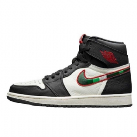 Nike Air Jordan 1 Retro Korkeat Topit Og A Star Is Born Miesten Kengät Musta Valkoinen