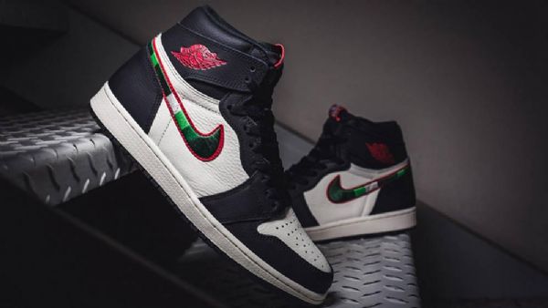 Nike Air Jordan 1 Retro Korkeat Topit Og A Star Is Born Miesten Kengät Musta Valkoinen
