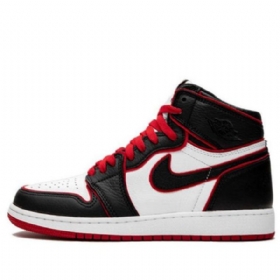 Nike Air Jordan 1 Retro Korkeat Topit Og Bg Koripallokengät Miesten Musta Valkoinen