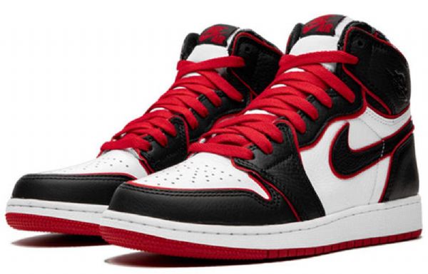 Nike Air Jordan 1 Retro Korkeat Topit Og Bg Koripallokengät Miesten Musta Valkoinen