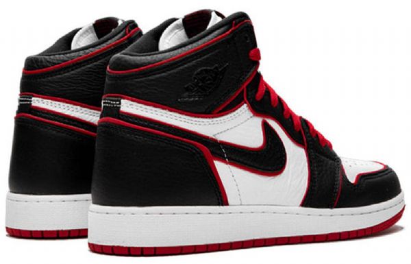 Nike Air Jordan 1 Retro Korkeat Topit Og Bg Koripallokengät Miesten Musta Valkoinen