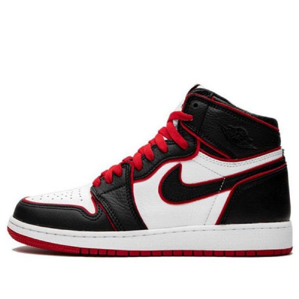 Nike Air Jordan 1 Retro Korkeat Topit Og Bg Koripallokengät Miesten Musta Valkoinen