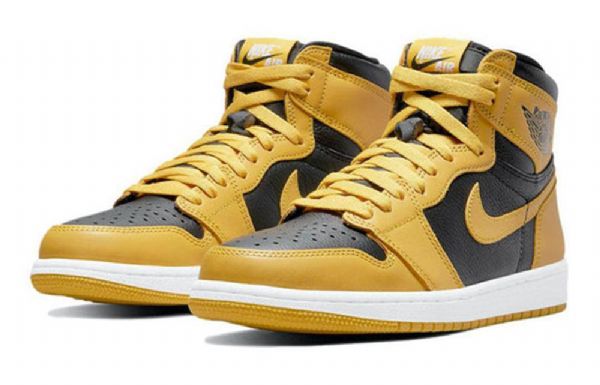 Nike Air Jordan 1 Retro Korkeat Topit Og Gs Miesten Koripallokengät Keltainen Valkoinen