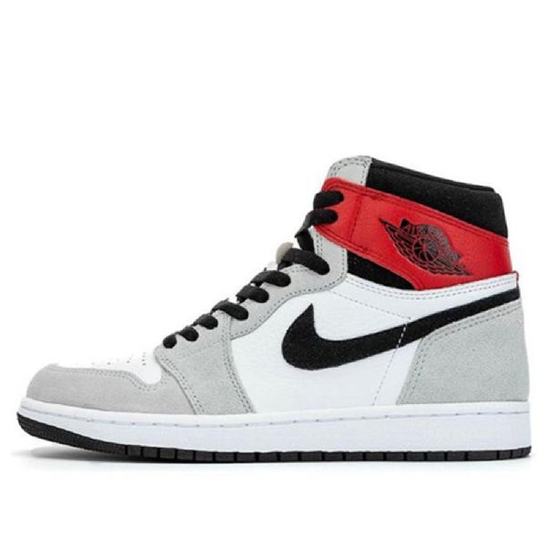 Nike Air Jordan 1 Retro Korkeat Topit Og Koripallokengät Miehille Harmaa